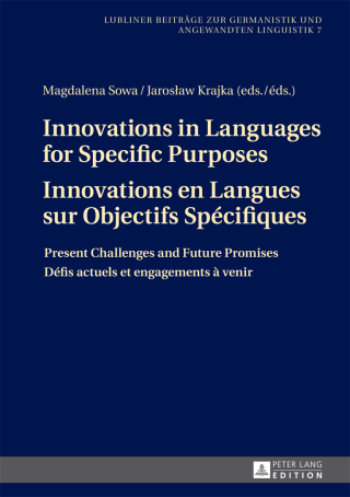Cover image: Innovations in Languages for Specific Purposes - Innovations en Langues sur Objectifs Spécifiques 1st edition 9783631719237