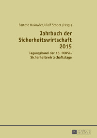 صورة الغلاف: Jahrbuch der Sicherheitswirtschaft 2015 1st edition 9783631719367