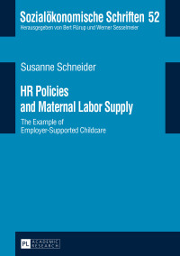 Imagen de portada: HR Policies and Maternal Labor Supply 1st edition 9783631719756