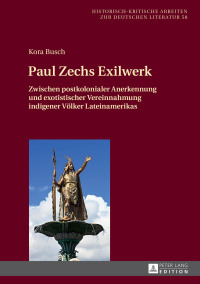 Imagen de portada: Paul Zechs Exilwerk 1st edition 9783631720677