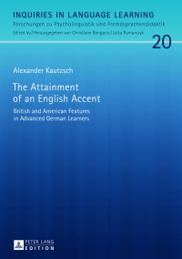 Cover image: The Attainment of an English Accent 1st edition 9783631720998