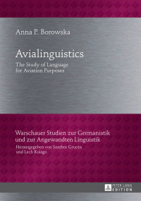 Imagen de portada: Avialinguistics 1st edition 9783631721384