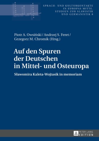 Cover image: Auf den Spuren der Deutschen in Mittel- und Osteuropa 1st edition 9783631721490