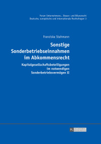 Omslagafbeelding: Sonstige Sonderbetriebseinnahmen im Abkommensrecht 1st edition 9783631723944