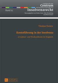 Cover image: Kontofuehrung in der Insolvenz 1st edition 9783631725061