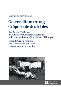 Titelbild: Goetzendaemmerung – Crépuscule des Idoles 1st edition 9783631725788