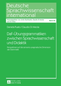 Imagen de portada: DaF-Uebungsgrammatiken zwischen Sprachwissenschaft und Didaktik 1st edition 9783631729052