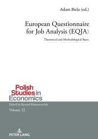 Omslagafbeelding: European Questionnaire for Job Analysis (EQJA) 1st edition 9783631730157