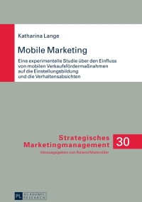 Cover image: Mobile Marketing 1st edition 9783631730669