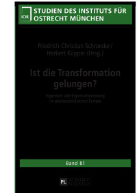 Cover image: Ist die Transformation gelungen? 1st edition 9783631731000