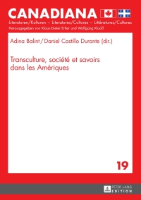 Cover image: Transculture, société et savoirs dans les Amériques 1st edition 9783631731307
