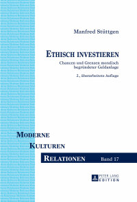صورة الغلاف: Ethisch investieren 2nd edition 9783631651803