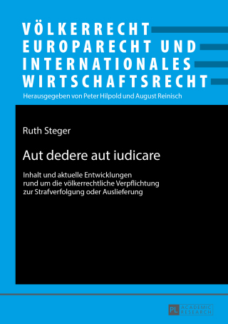 表紙画像: Aut dedere aut iudicare 1st edition 9783631733035