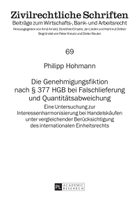 Imagen de portada: Die Genehmigungsfiktion nach § 377 HGB bei Falschlieferung und Quantitaetsabweichung 1st edition 9783631733202