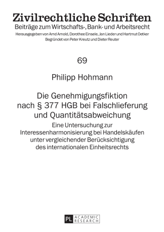 Immagine di copertina: Die Genehmigungsfiktion nach § 377 HGB bei Falschlieferung und Quantitaetsabweichung 1st edition 9783631733202