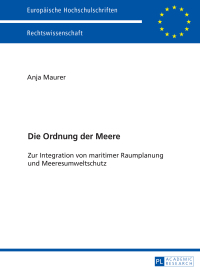 Cover image: Die Ordnung der Meere 1st edition 9783631733899