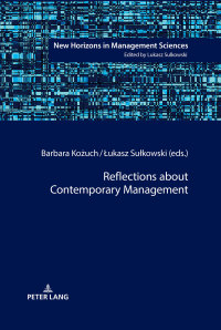 Imagen de portada: Reflections about Contemporary Management 1st edition 9783631718353