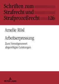 Cover image: Arbeitserpressung 1st edition 9783631741078