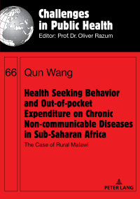 Titelbild: Health Seeking Behavior and Out-of-Pocket Expenditure on Chronic Non-communicable Diseases in Sub-Saharan Africa 1st edition 9783631717394