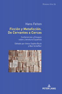 Cover image: Ficción y Metaficción. De Cervantes a Cercas 1st edition 9783631742723