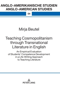 Cover image: Teaching Cosmopolitanism through Transnational Literature in English 1st edition 9783631742662