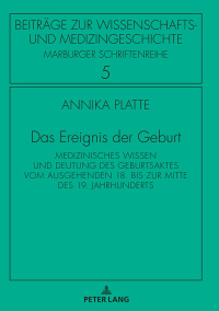 Cover image: Das Ereignis der Geburt 1st edition 9783631747261