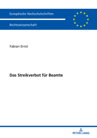 Cover image: Das Streikverbot fuer Beamte 1st edition 9783631752449