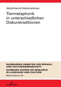 Titelbild: Tiermetaphorik in unterschiedlichen Diskurstraditionen 1st edition 9783631744857