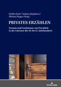 Cover image: PRIVATES ERZAeHLEN 1st edition 9783631746400