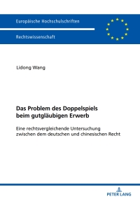 Cover image: Das Problem des Doppelspiels beim gutglaeubigen Erwerb 1st edition 9783631756607