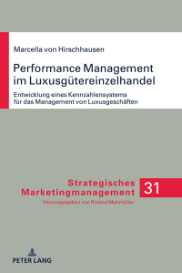 Imagen de portada: Performance Management im Luxusguetereinzelhandel 1st edition 9783631757543