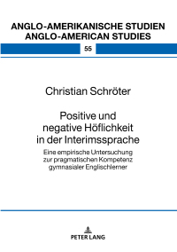 Titelbild: Positive und negative Hoeflichkeit in der Interimssprache 1st edition 9783631747506