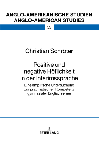 Cover image: Positive und negative Hoeflichkeit in der Interimssprache 1st edition 9783631747506