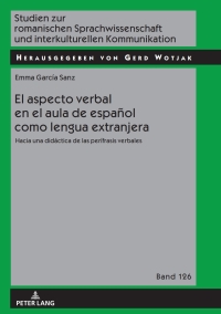 Imagen de portada: El aspecto verbal en el aula de español como lengua extranjera 1st edition 9783631757444