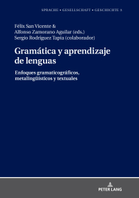 Imagen de portada: Gramática y aprendizaje de lenguas 1st edition 9783631746066