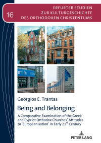 Cover image: Being and Belonging 1st edition 9783631760307