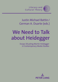 Imagen de portada: We Need to Talk About Heidegger 1st edition 9783631750674