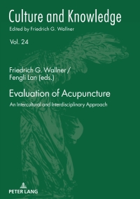 صورة الغلاف: Evaluation of Acupuncture 1st edition 9783631747094