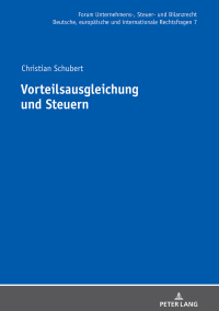 Imagen de portada: Vorteilsausgleichung und Steuern 1st edition 9783631760109