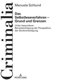 表紙画像: Das Selbstleseverfahren – Grund und Grenzen 1st edition 9783631769973