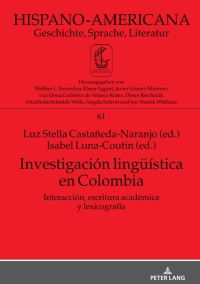 Immagine di copertina: Investigación lingueística en Colombia 1st edition 9783631761052