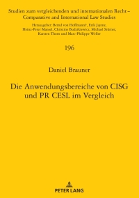 Cover image: Die Anwendungsbereiche von CISG und PR CESL im Vergleich 1st edition 9783631770450