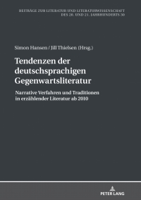 Cover image: Tendenzen der deutschsprachigen Gegenwartsliteratur 1st edition 9783631763872