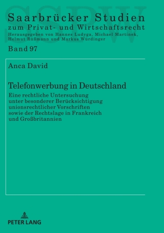 Imagen de portada: Telefonwerbung in Deutschland 1st edition 9783631774359