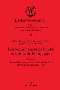 表紙画像: Les ordonnances de l’hôtel des ducs de Bourgogne 1st edition 9783631770368