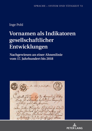 表紙画像: Vornamen als Indikatoren gesellschaftlicher Entwicklungen 1st edition 9783631776728