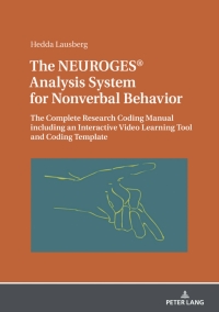 Imagen de portada: The NEUROGES® Analysis System for Nonverbal Behavior and Gesture 1st edition 9783631771723