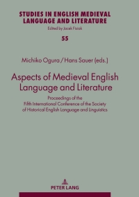 صورة الغلاف: Aspects of Medieval English Language and Literature 1st edition 9783631771808