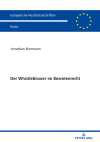 Imagen de portada: Der Whistleblower im Beamtenrecht 1st edition 9783631780695