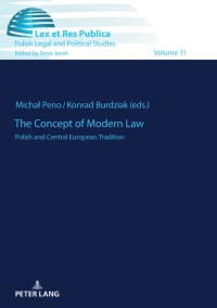 Cover image: The Concept of Modern Law 1st edition 9783631783252